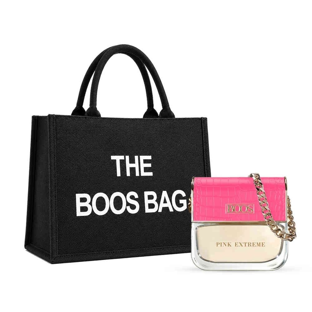 BOOS Tote Pink Extreme + EDP x100ml
